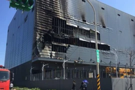 Hiện trường vụ hỏa hoạn. (Nguồn: elevenmyanmar.com)