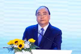 Thủ tướng Nguyễn Xuân Phúc phát biểu. (Ảnh: Thống Nhất/TTXVN)