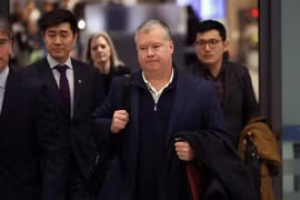 Đại diện đặc biệt của Mỹ về chính sách đối với Triều Tiên, ông Stephen Biegun. (Ảnh: YONHAP/TTXVN)