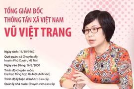Tổng Giám đốc Thông tấn xã Việt Nam Vũ Việt Trang.