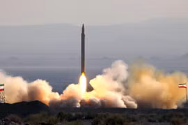Một vụ phóng tên lửa của Iran. (Nguồn: Mei.edu)