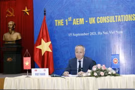 Thứ trưởng Bộ Công Thương Trần Quốc Khánh. (Ảnh: Trần Việt/TTXVN)