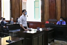 Quang cảnh phiên tòa. (Ảnh: Thành Chung/TTXVN)