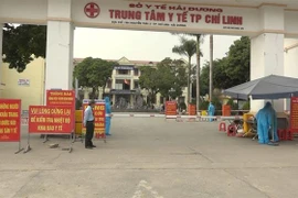 Chí Linh, tính đến trưa 30/1 đã tiếp nhận 120 bệnh nhân COVID-19. (Ảnh: Mạnh Minh/TTXVN)