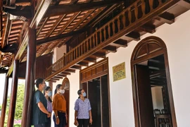 Ngọa Du Sào - nơi Bác thường đọc sách. (Ảnh: Hồng Hiếu/TTXVN)