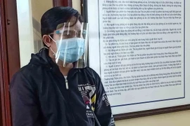 Bị cáo Lê Văn Trí tại phiên xét xử sơ thẩm vụ án hình sự vào ngày 6/9. (Ảnh: TTXVN phát)