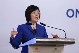 Đại sứ Nguyễn Nguyệt Nga, Phó Chủ tịch Ủy ban quốc gia về hợp tác kinh tế Thái Bình Dương, Cố vấn cấp cao Bộ Ngoại giao Việt Nam. (Nguồn: TTXVN)