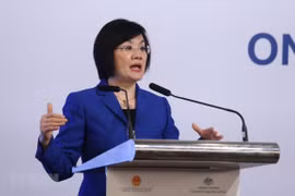Đại sứ Nguyễn Nguyệt Nga, Phó Chủ tịch Ủy ban quốc gia về hợp tác kinh tế Thái Bình Dương, Cố vấn cấp cao Bộ Ngoại giao Việt Nam. (Nguồn: TTXVN)