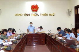 Quang cảnh buổi làm việc. (Ảnh: Tường Vi/TTXVN)