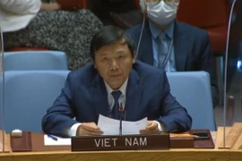 Đại sứ Đặng Đình Quý - Trưởng Phái đoàn đại diện Việt Nam tại Liên hợp quốc. (Ảnh: Hữu Thanh/TTXVN)