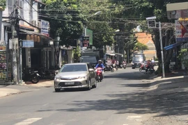 Đường Thống Nhất ở thành phố Vũng Tàu. (Nguồn: Baria-vungtau.gov.vn)
