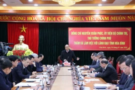 Thủ tướng Nguyễn Xuân Phúc phát biểu. (Ảnh: Thống Nhất/TTXVN)