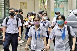 Thí sinh tại một điểm thi ở Thành phố Hồ Chí Minh. (Nguồn: TTXVN)