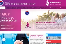 Giao diện trang dotquy.kcb.vn. 