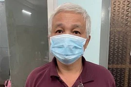 Tại cơ quan điều tra, đối tượng Phan Hữu Điệp Anh đã thừa nhận các hành vi xuyên tạc về công tác phòng, chống dịch COVID-19. (Ảnh: TTXVN phát)