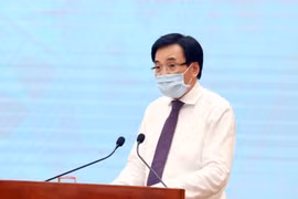 Bộ trưởng, Chủ nhiệm Văn phòng Chính phủ Trần Văn Sơn phát biểu. (Ảnh: Phạm Kiên/TTXVN)