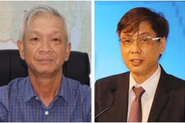 Ông Lê Đức Vinh (phải) và ông Nguyễn Chiến Thắng. (Nguồn: Baochinhphu.vn)