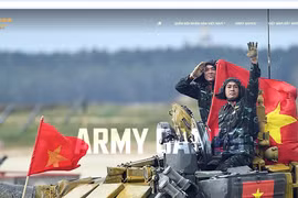 Giao diện website Armygames.vn. 