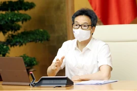 Phó Thủ tướng Chính phủ Vũ Đức Đam phát biểu chỉ đạo. (Ảnh: Phạm Kiên/TTXVN)
