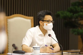 Phó Thủ tướng Vũ Đức Đam phát biểu chỉ đạo tại cuộc họp với tỉnh Bắc Ninh và Bắc Giang. 