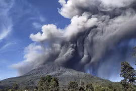Núi lửa Sinabung. (Nguồn: AP)