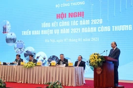 Thủ tướng Nguyễn Xuân Phúc phát biểu chỉ đạo. (Ảnh: Thống Nhất/TTXVN)