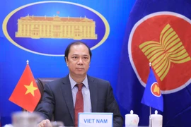 Thứ trưởng Ngoại giao Nguyễn Quốc Dũng. (Ảnh: Lâm Khánh/TTXVN)