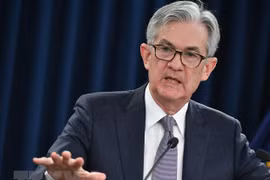 Chủ tịch Ngân hàng Dự trữ Liên bang Mỹ (Fed) Jerome Powell. (Nguồn: AFP/TTXVN)