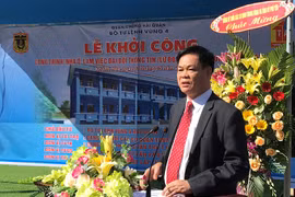 Ông Huỳnh Tấn Việt, Ủy viên Trung ương Đảng, Bí thư Đảng ủy Khối các cơ quan Trung ương phát biểu. (Nguồn: Báo điện tử Đảng Cộng sản Việt Nam)