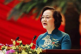 Bộ trưởng Nội vụ Phạm Thị Thanh Trà, Ủy viên Hội đồng Bầu cử Quốc gia. (Nguồn: TTXVN)