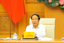 Phó Thủ tướng Lê Văn Thành làm Trưởng Ban Chỉ đạo Chương trình quốc gia về sử dụng năng lượng tiết kiệm và hiệu quả. (Ảnh: Minh Đức/TTXVN)