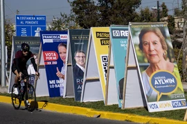 Ápphích về cuộc bầu cử ở Santiago. (Nguồn: AFP)