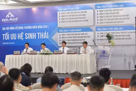 Đại hội đồng cổ đông thường niên năm 2021 của Hòa Phát. (Nguồn: Hoaphat.com.vn)