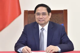 Thủ tướng Phạm Minh Chính điện đàm với Thủ tướng Vương quốc Bỉ Alexander De Croo. (Ảnh: Dương Giang/TTXVN)