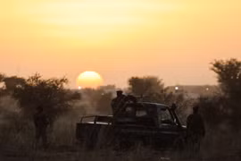 Lực lượng an ninh Niger. (Nguồn: New York Times)