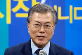 Tổng thống Hàn Quốc Moon Jae-in. (Nguồn: Reuters)