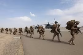 Các binh sỹ Mỹ tại tỉnh Helmand ở Afghanistan. (Nguồn: Reuters)