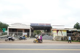 Hiện trường vụ án mạng. (Ảnh: Thanh Tân/TTXVN)