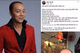 Status trên trang Facebook của nghệ sỹ Đức Hải.