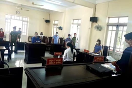 Phạm Văn Hiếu tại tòa. (Nguồn: PLO)