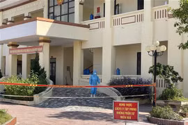 Khu vực cách ly tập trung ở Thanh Hóa. (Nguồn: TTXVN)