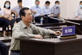 Bị cáo Vũ Huy Hoàng (cựu Bộ trưởng Bộ Công Thương) bị Viện Kiểm sát đề nghị mức án 10-11 năm tù. (Ảnh: Phạm Kiên/TTXVN)