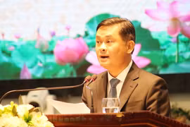 Bí thư Tỉnh ủy, Chủ tịch Hội đồng Nhân dân tỉnh Nghệ An Thái Thanh Quý. (Ảnh: Nguyễn Oanh/Vietnam+)
