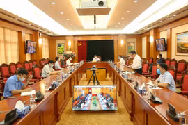 Quang cảnh buổi làm việc. (Nguồn: Ban Kinh tế Trung ương)