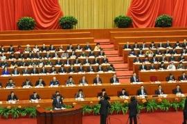 Kỳ họp thứ hai Đại hội Đại biểu Nhân dân toàn quốc Trung Quốc. (Nguồn: TTXVN)