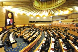 Một phiên họp của Hội đồng Lập pháp (NLA) tại Quốc hội Thái Lan ở thủ đô Bangkok. (Nguồn: THX/TTXVN)