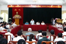 Hội nghị triển khai Luật sư, Luật gia tư vấn pháp lý cho công dân đến khiếu nại tố cáo tại Trụ sở tiếp công dân Trung ương. (Ảnh: Nguyễn Dân/TTXVN)