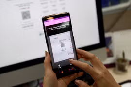 Thanh toán bằng QR Code của TPBank. (Nguồn: CTV)