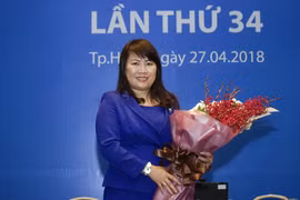 Bà Lương Thị Cẩm Tú được bổ nhiệm là Chủ tịch HĐQT Eximbank. (Ảnh: CTV/Vietnam+)