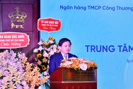 Ông Lê Đức Thọ, Chủ tịch Hội đồng quản trị Vietinbank phát biểu tại sự kiện